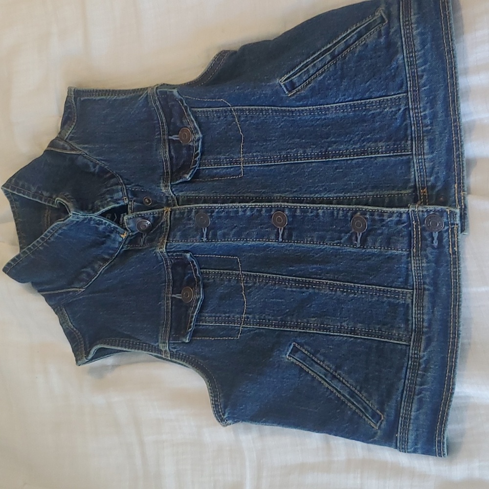 Girls Cat and Jack Large jean jacket.
